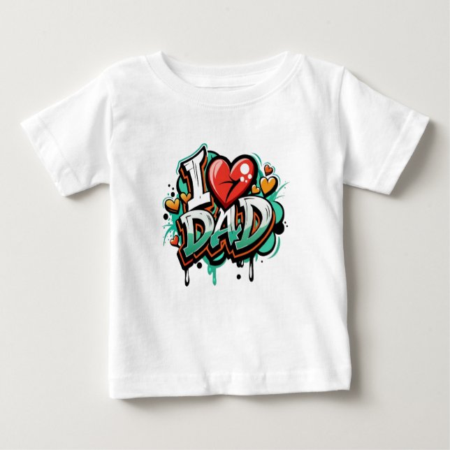 I love daddy baby t-shirt (Vorderseite)