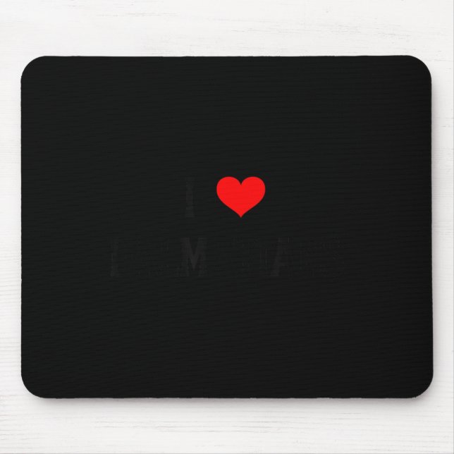 I Love Dalmatians I Heart Dalmatians Dog Lover Pet Mousepad (Vorne)