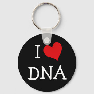 I Love DNA Schlüsselanhänger