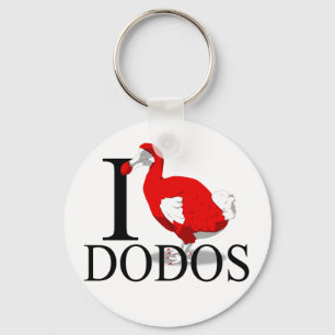 I Love Dodos Keychains Schlüsselanhänger