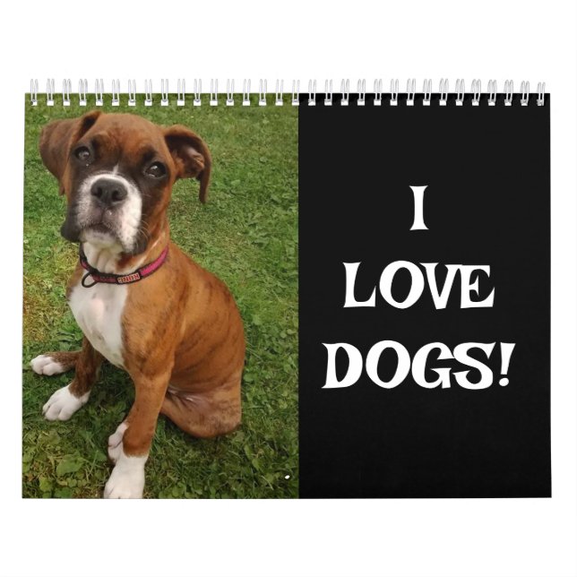 I LOVE DOGS   CALENDAR KALENDER (Titelbild)
