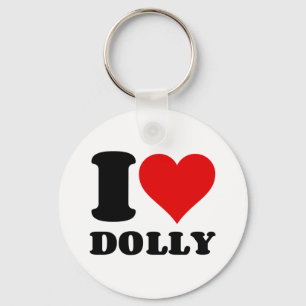 I LOVE DOLLY SCHLÜSSELANHÄNGER