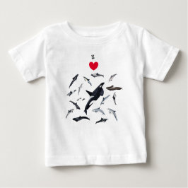 I love dolphins - Herr die Delphine Baby T-shirt