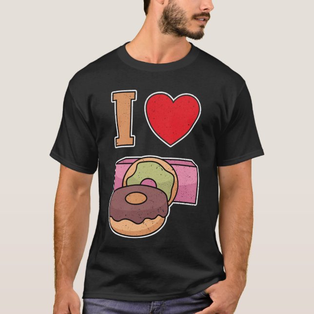 I love donuts T-Shirt (Vorderseite)