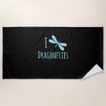 I Love Dragonflies Shirt, Dragonfly Lover Shirt Strandtuch<br><div class="desc">I Love Dragonflies Shirt,  Dragonfly Lover Shirt</div>