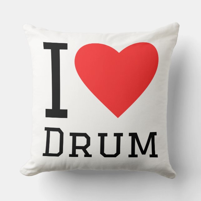 i love drum kissen (Vorderseite)