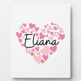 I love Eliana Fotoplatte