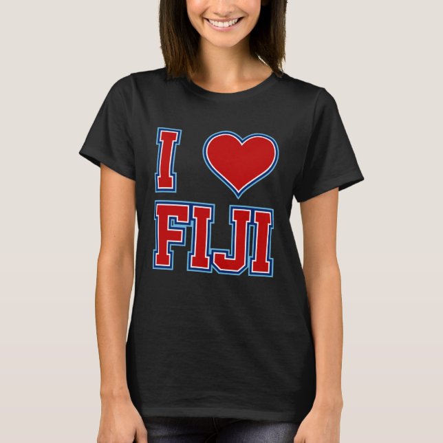 I Love Fiji T-Shirt (Vorderseite)