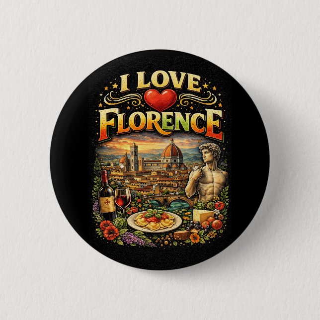 I Love Florence Button (Vorderseite)