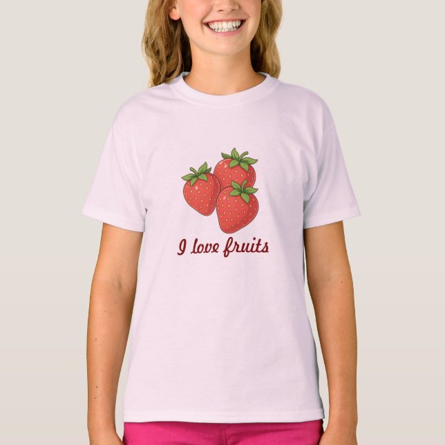 "I love fruit" T-Shirt (Vorderseite)