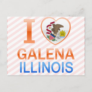 I Love Galena Postkarte
