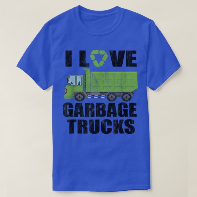 I Love Garbage Trucks 986 T-Shirt (Design vorne)