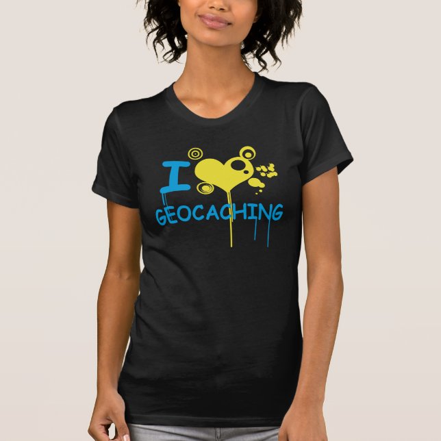 I love geocaching T-Shirt (Vorderseite)