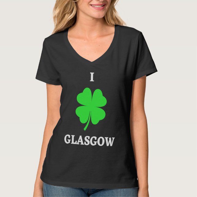 I LOVE GLASGOW T-Shirt (Vorderseite)