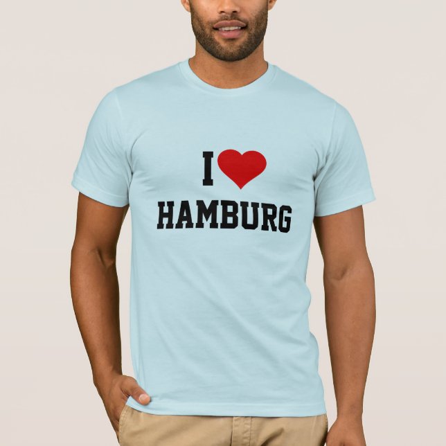 I Love Hamburg T-Shirt (Vorderseite)