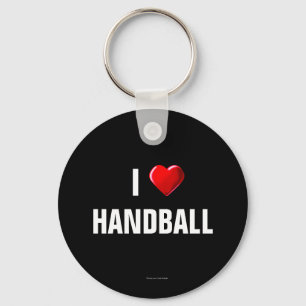I Love Handball keychain Schlüsselanhänger
