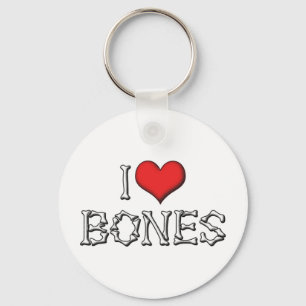 I Love Heart Bones - Chiropractor Archeology Lover Schlüsselanhänger