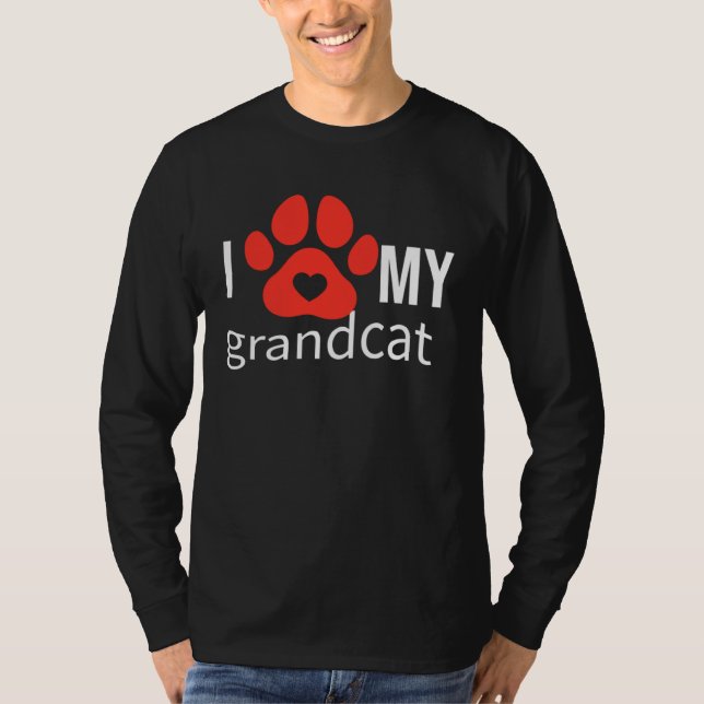 I love Heart Grandcat T-Shirt (Vorderseite)