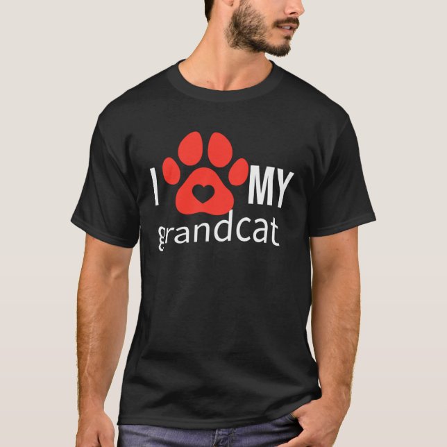 I love Heart Grandcat T-Shirt (Vorderseite)