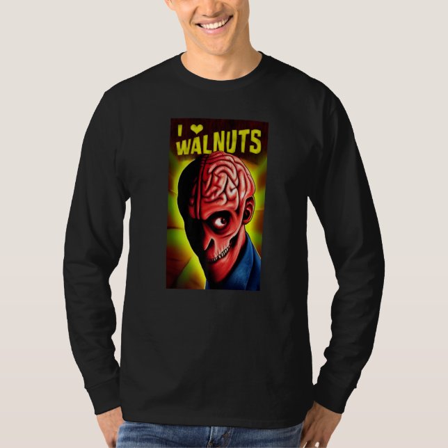 I love heart walnuts T-Shirt (Vorderseite)