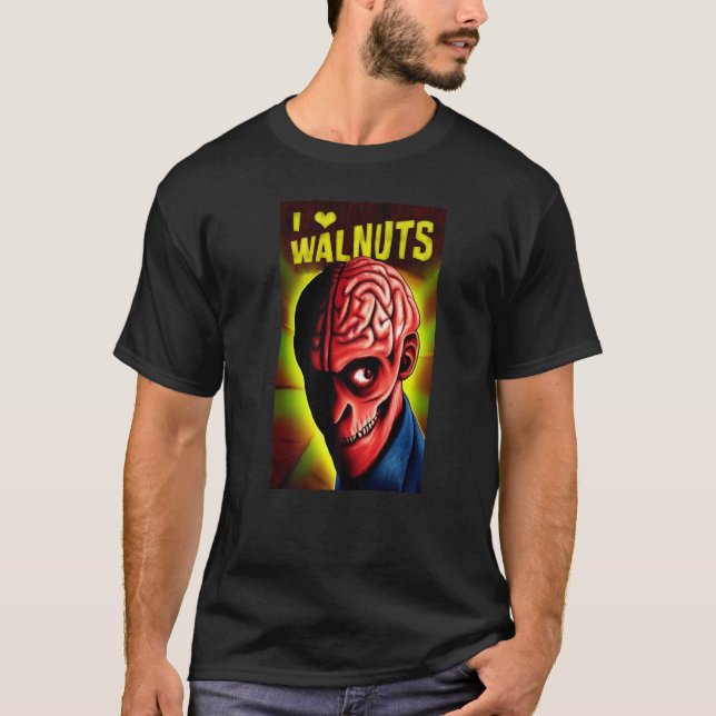 I love heart walnuts T-Shirt (Vorderseite)