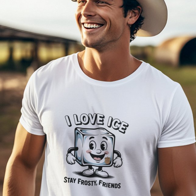 I Love ICE Immigration Border Security  T-Shirt (Von Creator hochgeladen)