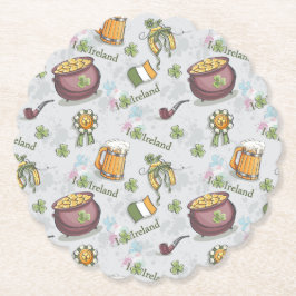 I Love Ireland St Patrick's Day Untersetzer