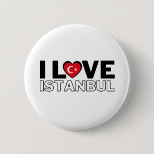 I LOVE ISTANBUL - Für real Istanbul! Button