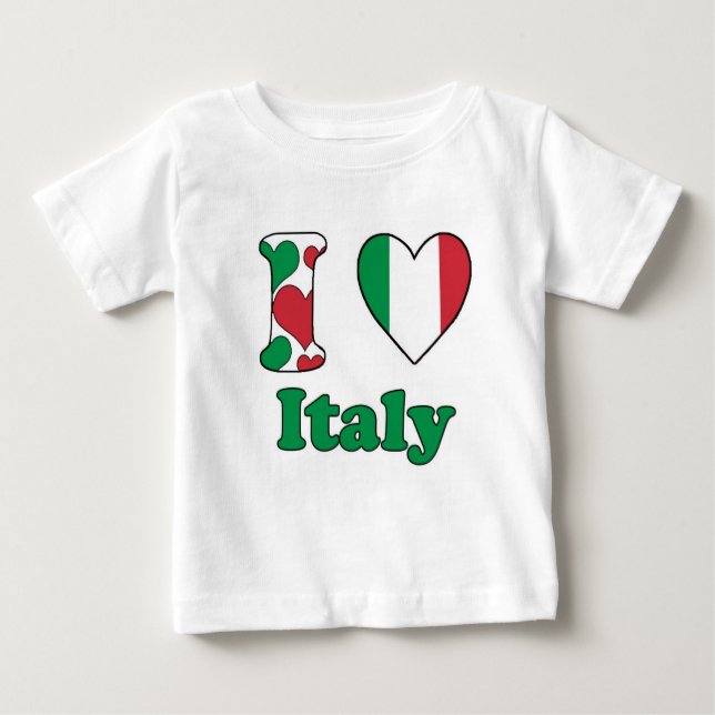 I love Italy Baby T-shirt (Vorderseite)