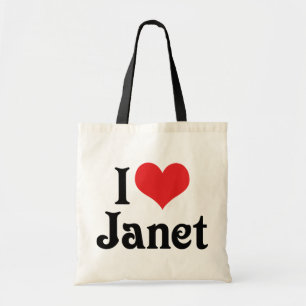 I Love Janet Tragetasche