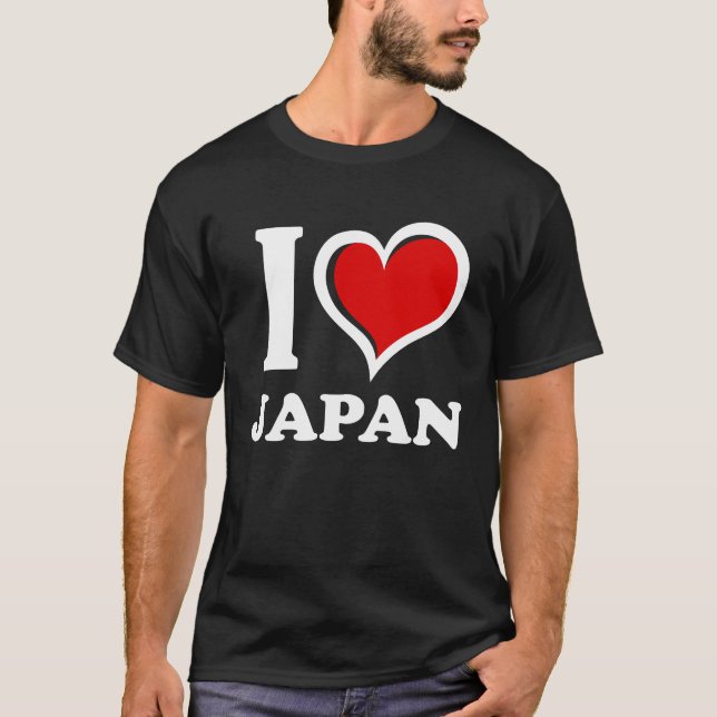 I Love Japan I Heart T-Shirt (Vorderseite)