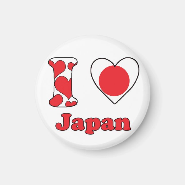I love Japan magnet (Vorne)