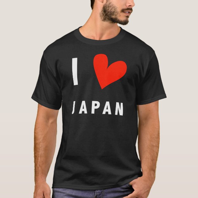 I LOVE JAPAN T-shirt (Vorderseite)