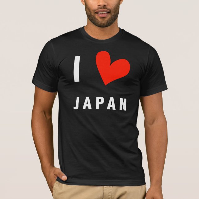 I LOVE JAPAN T-shirt (Vorderseite)