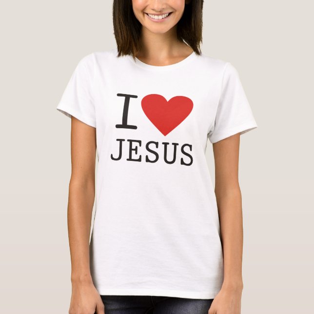 I Love Jesus T-Shirt (Vorderseite)