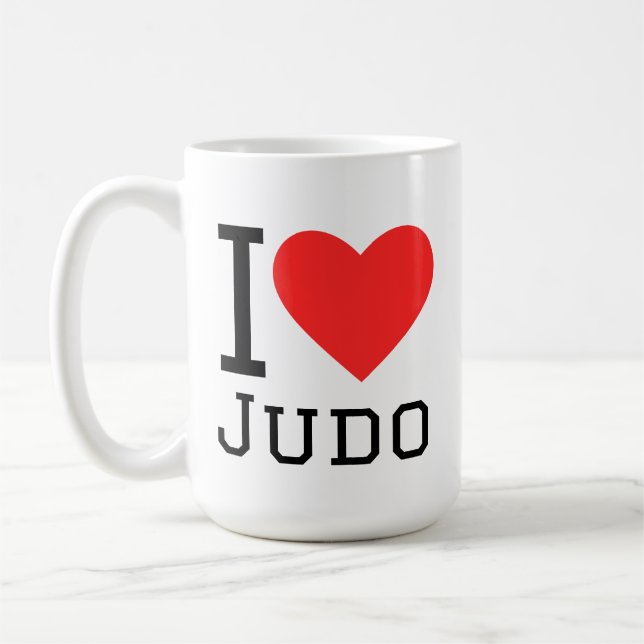 I love judo kaffeetasse (Links)