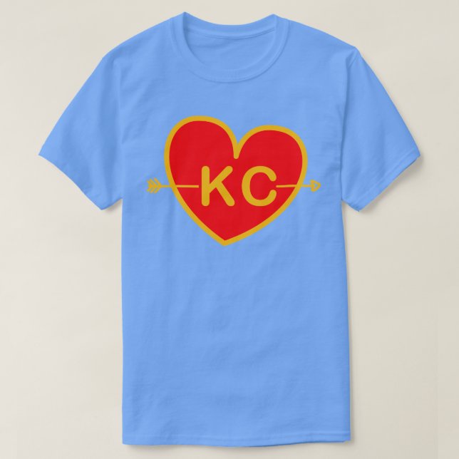 I Love Kansas City Heart KC T-Shirt (Design vorne)