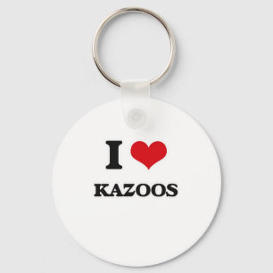 I Love Kazoos Schlüsselanhänger