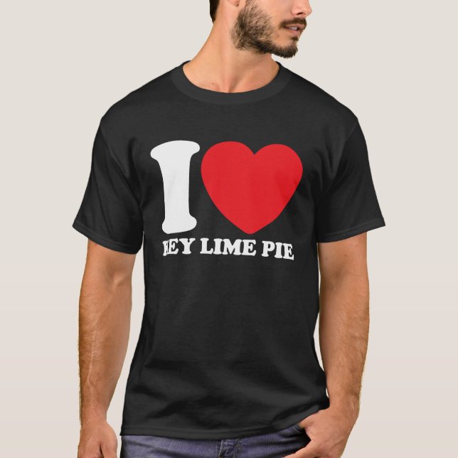 I Love Key Lime Pie T-Shirt (Vorderseite)