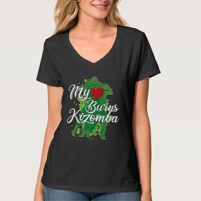 I love Kizomba Latin America Bachata dance lessons T-Shirt (Vorderseite)