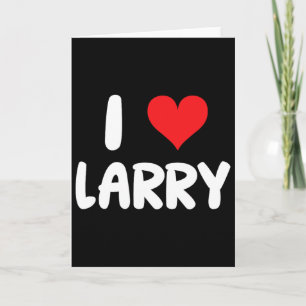 I Love Larry - Herz - Name Karte
