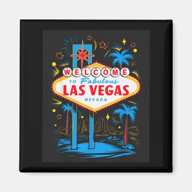 I Love Las Vegas Nevada City Vegas Souvenir Las Ve Magnet (Vorne)