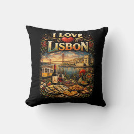 I Love Lisbon Kissen
