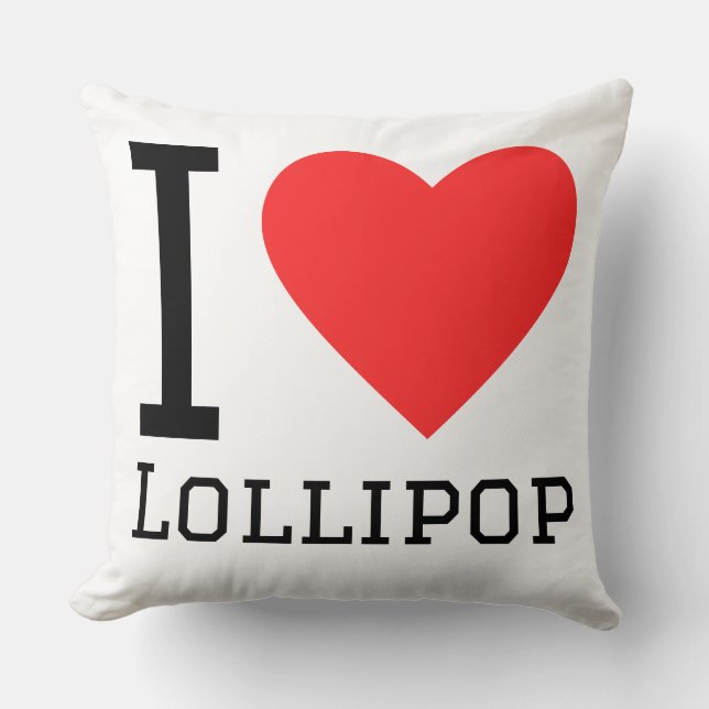 I love lollipop kissen (Vorderseite)