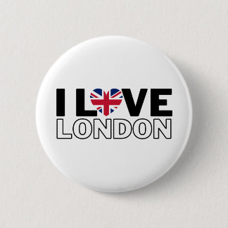 I LOVE LONDON - For real Londoners! Button