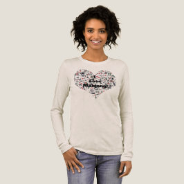 I Love Mahjong Long Sleeve T-Shirt Tri-Blend Shirt
