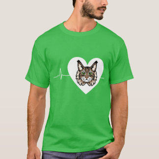 I Love Maine Coon Cat Gifts For Maine Coon Cat Lov T-Shirt