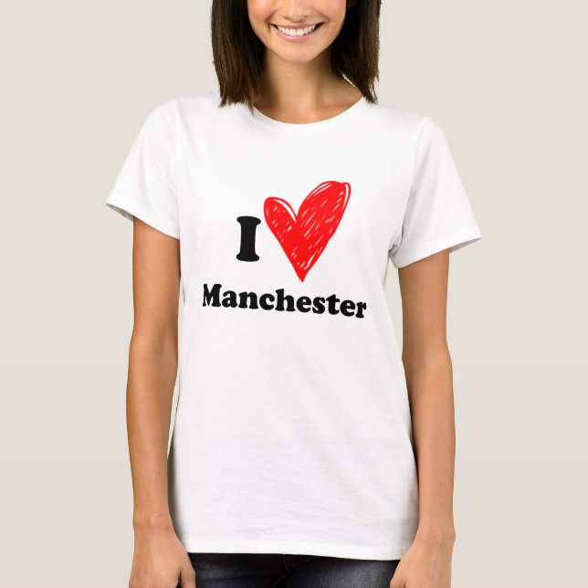 I love Manchester T-Shirt (Vorderseite)
