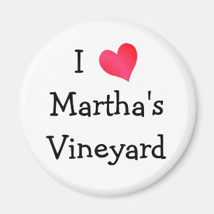 I Love Martha's Vineyard Magnet