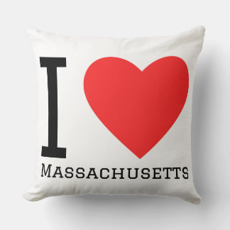 I love Massachusetts  Kissen